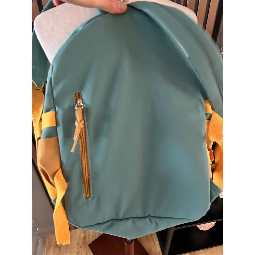 Backpack yellow and green